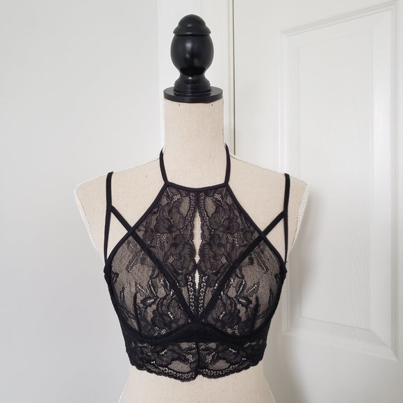 La Senza high neck unlined lace bra - Picture 3 of 5